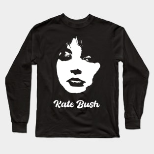 Kate Bush pop art portrait Long Sleeve T-Shirt